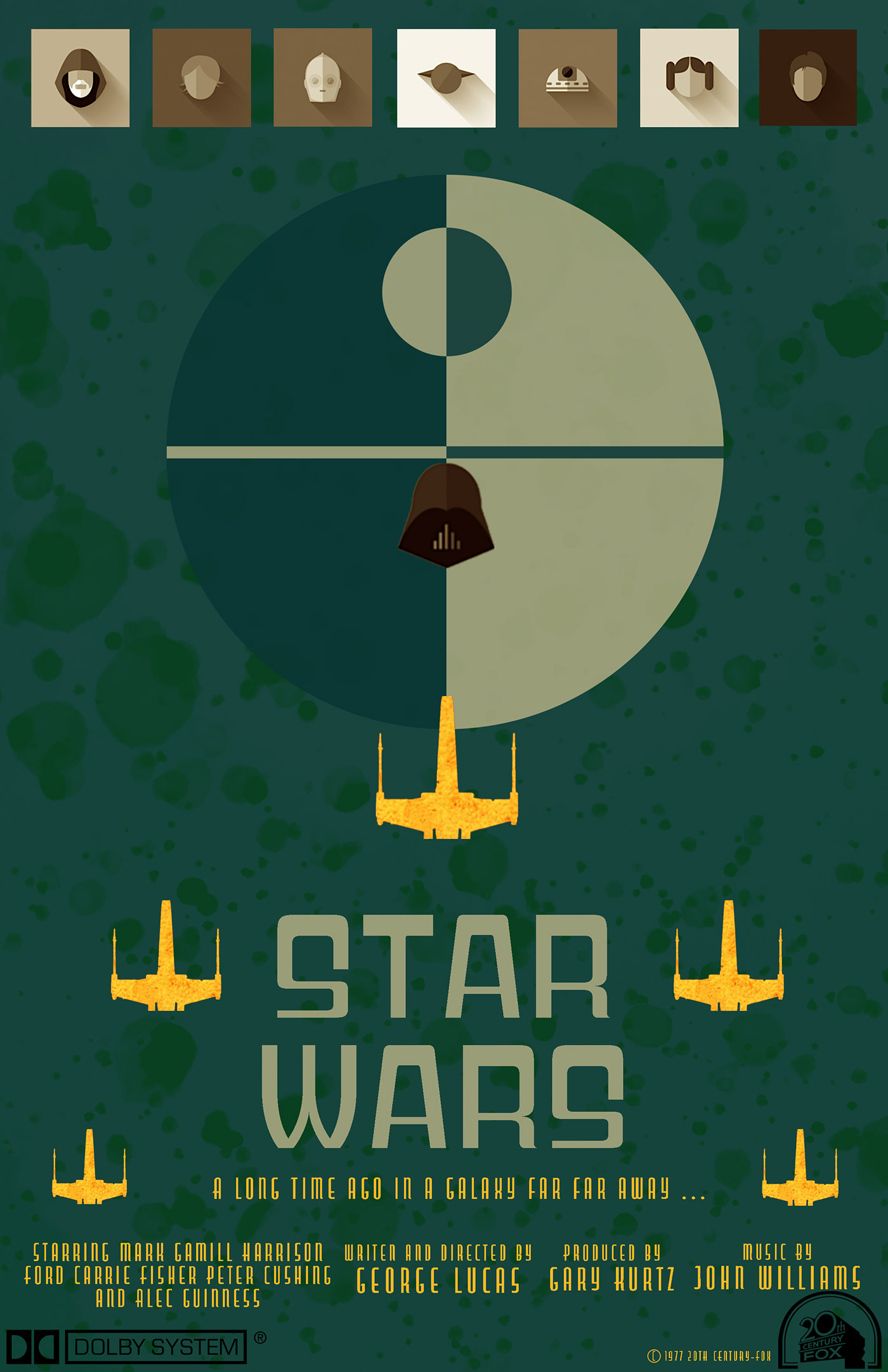 Star Wars movie poster concept